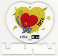 マグカップ・湯のみ TATA(ブイ) アクリルスタンドコースター 「BT21×爽健美茶」 わたしのLoveマイルコース第1弾 1Loveマイル抽選特典 Bild 1