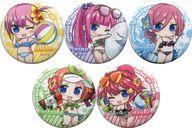 バッジ・ピンズ(キャラクター) 全5種セット 「五等分の花嫁 ブラインド缶バッジ 水着 ちびきゃら」 C96グッズ