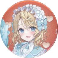 バッジ・ピンズ 鏡音リン(グリッター) 75mm缶バッジ 「楽天コレクション 初音ミク Happy 16th Birthday」 E-2賞 image 1