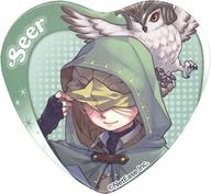 バッジ・ピンズ 占い師(イライ・クラーク) 「Identity V Cafe 〜荘園告白シーズン〜 in SweetsParadise トレーディングハート缶バッジ」