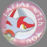 バッジ・ピンズ ラティアス LATIAS with YOU 缶バッジ 「ポケットモンスター」 ポケモンセンター限定