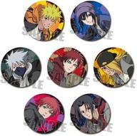 バッジ・ピンズ 全7種セット 「NARUTO-ナルト- 疾風伝 トレーディングスクエア缶バッジ スケーターver.」
