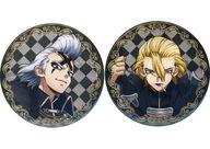 バッジ・ピンズ Dr.ゼノ＆スタンリー・スナイダー 缶バッジ2個セット 「Dr.STONE」 ファミリーマート限定