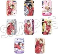バッジ・ビンズ 全8種セット 「ハイキュー!! スクエア缶バッジコレクション 音駒高校」 imagen 1
