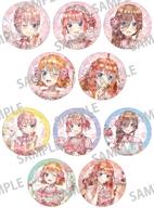 バッジ・ビンズ 全10種セット 「五等分の花嫁 トレーディングホログラム缶バッジ 桜アフタヌーンティー」 gambar 1