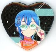バッジ・ピンズ 若菜四季 「ラブライブ!スーパースター!!×ばくだん焼本舗 ハート型缶バッジ」 Bild 1
