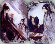 バッジ・ピンズ 魏無羨&藍忘機 缶バッジ2個セット 「小説 魔道祖師 1巻&2巻」 連動購入特典
