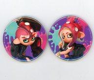バッジ・ピンズ タコガール/タコボーイ 缶バッジ2個セット 「Splatoon(スプラトゥーン) amiibo タコガール/タコ/タコボーイ」 [特典]