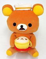 ぬいぐるみ リラックマ cafeぬいぐるみXL クッキング編 「リラックマ」 タイトー限定 gambar 1