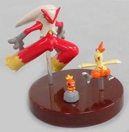 トレーディングフィギュア アチャモ＆ワカシャモ＆バシャーモ 「ポケットモンスター 立体ポケモン図鑑 第2集」 이미지 1