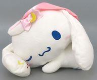 ぬいぐるみ シナモロール(B/ピンク) ぽてっと寝そべりBIGぬいぐるみ 「シナモロール」