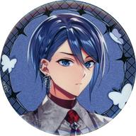 バッジ・ビンズ KAITO(蝶々) 75mm缶バッジ 「VOCALOID MEIKO 20th Anniversary」 E-6賞