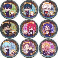 バッジ・ピンズ 全9種セット 「ブルーロック×あらいぐまラスカル×Chugai Grace Cafe グリッター缶バッジ 執事ミニキャラver.」 รูปภาพ 1