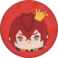 バッジ・ピンズ リドル・ローズハート 「ディズニー ツイステッドワンダーランド 刺繍缶バッジ(LINEツムツムアート)」 ANIPLEX＋限定 รูปภาพ 1
