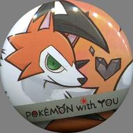 バッジ・ピンズ(キャラクター) ルガルガン LUGARUGAN with YOU 缶バッジ 2018 「ポケットモンスター」 ポケモンセンター限定 Bild 1
