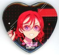 バッジ・ピンズ 米女メイ 「ラブライブ!スーパースター!!×ばくだん焼本舗 ハート型缶バッジ」 Bild 1