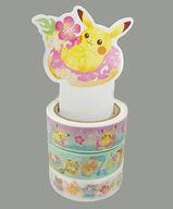 シール・ステッカー(キャラクター) Pokemon’s TROPICAL SWEETS マスキングテープ3本セット 「ポケットモンスター」 ポケモンセンター限定 รูปภาพ 1
