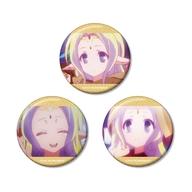 バッジ・ビンズ フィール・ニルヴァレン 場面写グリッター缶バッジ3個セット 「ノーゲーム・ノーライフ」 รูปภาพ 1