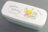 食器 ピカチュウ＆ポッチャマ スリム2段ランチボックス 「ポケットモンスター」 image 1