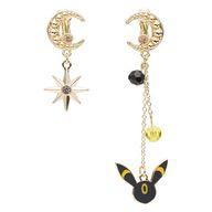 アクセサリー(非金属) ブラッキー イヤリング Pokemon accessory E47 「ポケットモンスター」 ポケモンセンター限定 รูปภาพ 1