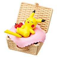 食玩 トレーディングフィギュア 1.ピカチュウ 「ポケットモンスター うたたねバスケット」 รูปภาพ 1