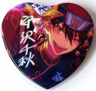 バッジ・ピンズ 守沢千秋(ホラーキョンシー/開花後) 「あんさんぶるスターズ! 願望ホログラムハート缶バッジ 流星隊」 中国限定