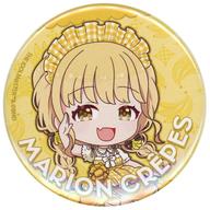 バッジ・ピンズ 藤田ことね 「学園アイドルマスター×マリオンクレープ 缶バッジ 04/クレープ風ドレスver.(ミニキャライラスト)」