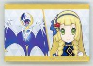 バッジ・ピンズ リーリエ(21アニバーサリー)＆ルナアーラ 「ポケットモンスター ポケモンマスターズEX×カラオケまねきねこ 長方形缶バッジ」 Bild 1