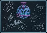 キャラカード 直筆サイン入りシート 「XYZ TOUR 2019 -SUMMER-」 缶バッジくじ当たり景品 Bild 1