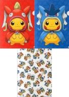 クリアファイル コイキングごっこ＆ギャラドスごっこピカチュウ A4クリアファイル3枚セット 「ポケットモンスター」 ポケモンセンター限定 รูปภาพ 1