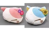 ぬいぐるみ 全2種セット パステル和柄BIGぬいぐるみ 「ねむネコ」 hình ảnh 1