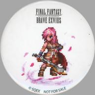 バッジ・ピンズ(キャラクター) ライトニング(ファイナルファンタジーXIII) 缶バッジ 「ファイナルファンタジー ブレイブエクスヴィアス×ファミリーマート 第1弾」 対象商品購入特典 รูปภาพ 1