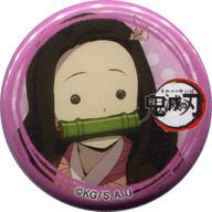バッジ・ピンズ 竈門禰豆子(目が点/若干右向き) 「鬼滅の刃 キャラクター絵巻カフェ in ufotable Cafe ゆる顔缶バッジ」