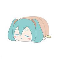 ぬいぐるみ 初音ミク(おやすみ) ぽてコロマスコットBIG3(ぬいぐるみ) 「初音ミク×シナモロール」 รูปภาพ 1