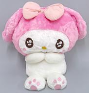 ぬいぐるみ マイメロディ ゆるかわ スーパーラージぬいぐるみ“マイメロディ” きゅるりんフェイス 「サンリオキャラクターズ」 รูปภาพ 1