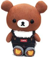ぬいぐるみ チャイロイコグマ(オーバーオール) ぬいぐるみ コリラックマ meets チャイロイコグマテーマ 「EDWIN×リラックマ」 รูปภาพ 1