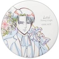 バッジ・ピンズ [単品] リヴァイ・アッカーマン(背景白) 缶バッジ 「進撃の巨人 リヴァイ誕生日記念フェア グッズセット」