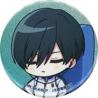 バッジ・ピンズ 糸師凛 「JR東海×TVアニメ ブルーロック エゴイズム全開で大阪を遊びつくせ! トレーディング ちびキャラ 新幹線でうたたねver. グリッター缶バッジ」 Bild 1