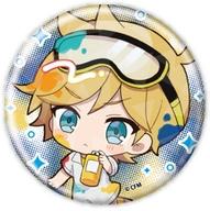 バッジ・ビンズ 鏡音レン(ミニキャラ) 「ピアプロキャラクターズ ホログラム缶バッジ(57mm) 01.ペンキver.(描き起こしイラスト)」 รูปภาพ 1