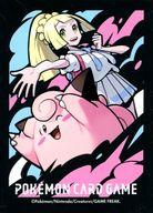 Pokemon Card Game Deck Sleeves - Lillie & Cleffa image 1