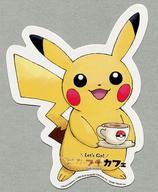 シール・ステッカー(キャラクター) ピカチュウ ダイカットステッカー 「ポケットモンスター Let’s Go! ピカ・ブイカフェ Produced by THE GUEST cafe＆diner」 รูปภาพ 1