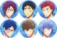 バッジ・ピンズ 全6種セット 「劇場版 Free!-the Final Stroke- 前編 缶バッジコレクション(PASSION) -TypeB-」 劇場グッズ รูปภาพ 1