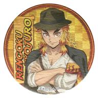 バッジ・ピンズ 煉獄杏寿郎 古紙缶バッジ 「鬼滅の刃×サンシャインシティ 全集中!太陽の都市伝説」 サンシャイン60展望台 SKY CIRCUS限定 hình ảnh 1