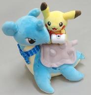 ぬいぐるみ ピカチュウ＆ラプラス ラプラスに乗って ぬいぐるみ 「ポケットモンスター」 ポケモンセンター限定 รูปภาพ 1