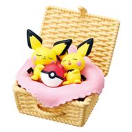 食玩 トレーディングフィギュア 4.ピチュー＆ピチュー 「ポケットモンスター うたたねバスケット」 รูปภาพ 1
