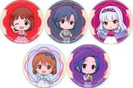 バッジ・ピンズ 全5種セット 「アイドルマスターシリーズ×西武園ゆうえんち レトロフェス 缶バッジ ミニキャライラスト BOX アイドルマスター」 รูปภาพ 1