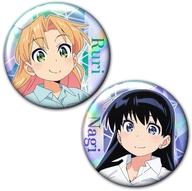バッジ・ビンズ 瑠璃＆凪 ホログラム缶バッジ2個セット 「瑠璃の宝石」