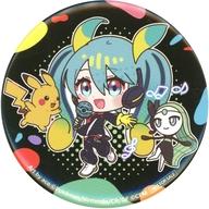 バッジ・ピンズ 初音ミク&ピカチュウ&メロエッタ 缶バッジ 「Blu-ray ポケモン feat.初音ミク / VOLTAGE Live!」 [特典] Bild 1