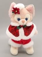 ぬいぐるみ リーナ・ベル(チェック柄) ぬいぐるみバッジ 「ダッフィー＆フレンズ ディズニークリスマス2024」 東京ディズニーシー限定 รูปภาพ 1