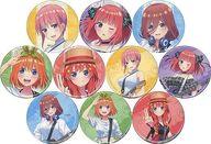 バッジ・ピンズ 全10種セット 「五等分の花嫁∬ 描き下ろしイラスト ギター演奏ver. トレーディング缶バッジ」